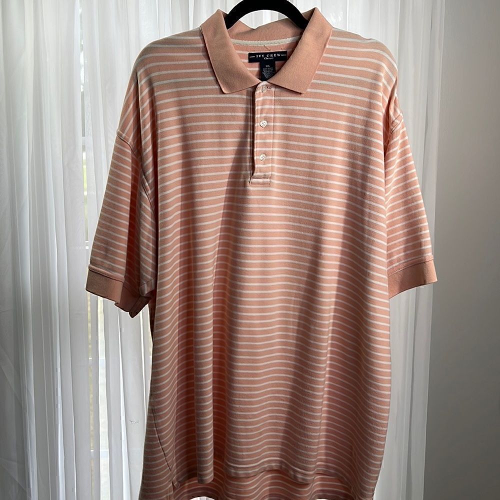 Ivy Crew Stripe Polo 2X
